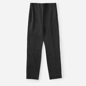 Everlane side zip stretch work pants (black)